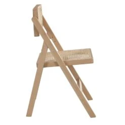 Frances Set Of 2 Folding Cane Rattan Chairs, Natural Colour -Daals XN 2054 NAT 2P WB4