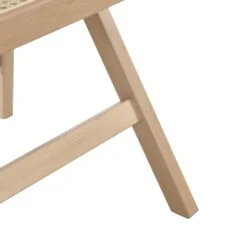 Frances Set Of 2 Folding Cane Rattan Chairs, Natural Colour -Daals XN 2054 NAT 2P detail3