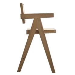 Jeanne Light Walnut Cane Rattan Solid Beech Wood Counter Stool -Daals XN 2211 LIGHTWALNUT WB4