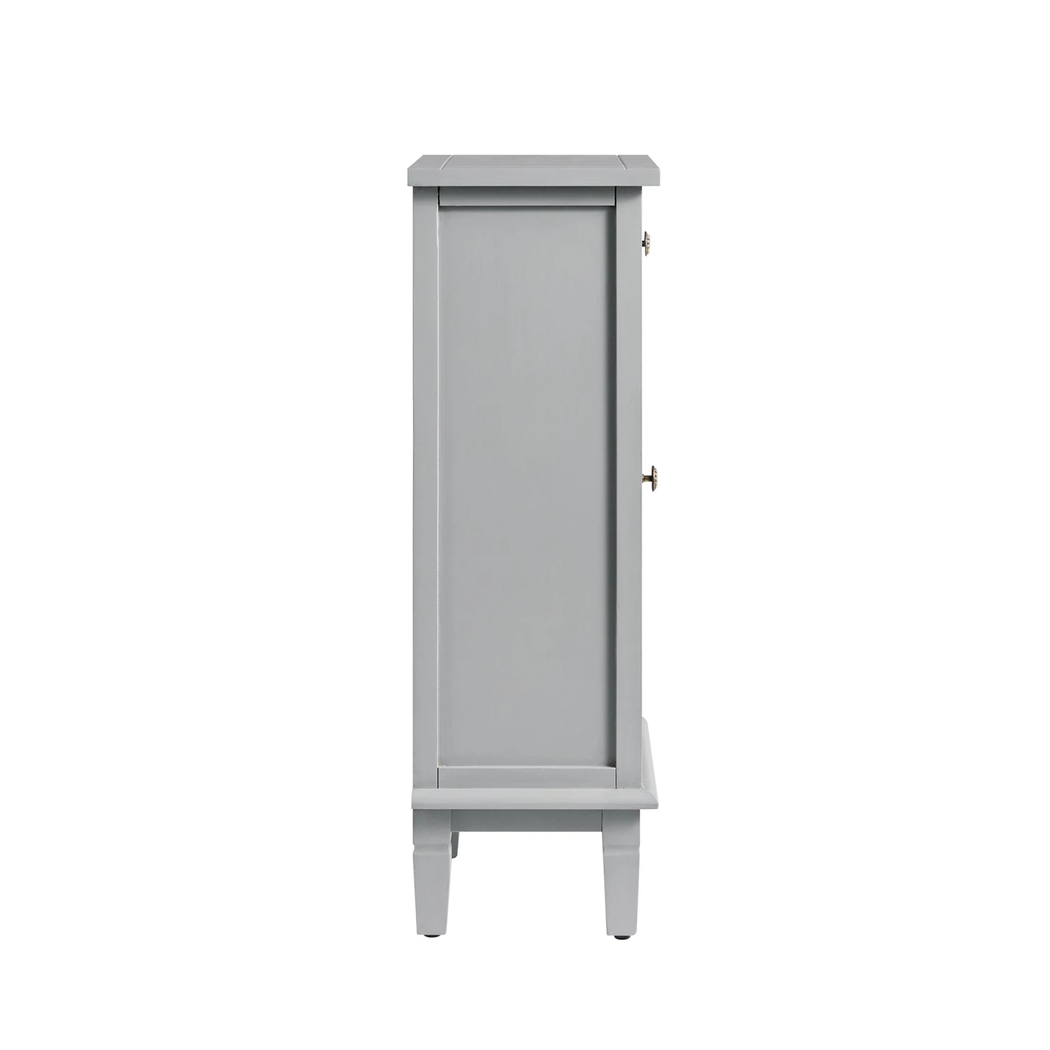 Chantilly Mid Grey Carved Bathroom Cupboard 5 Chantilly Mid Grey Carved Bathroom Cupboard - Image 5