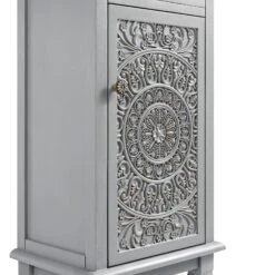 Chantilly Mid Grey Carved Bathroom Cupboard 16 Chantilly Mid Grey Carved Bathroom Cupboard -Daals XXBAC 059 GREY detail1