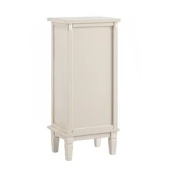 Chantilly Whitewashed Carved Bathroom Cupboard -Daals XXBAC 059 WHITEWASH WB6