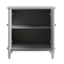 Chantilly Mid Grey Carved Small Sideboard -Daals XXCAB 017 GREY WB3