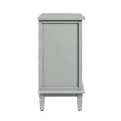 Chantilly Mid Grey Carved Small Sideboard -Daals XXCAB 017 GREY WB4