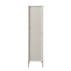 Elstowe Faux Bamboo And Fluted Glass 1-Door Cabinet, Shaded White 31 Elstowe Faux Bamboo And Fluted Glass 1-Door Cabinet, Shaded White -Daals XXCAB 067 BEIGE WB5