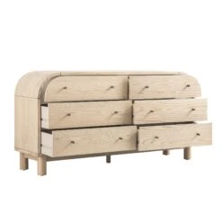 Maude Chest Of 6 Drawers, Natural Ash -Daals XXCOD 034 NAT NAT WB3