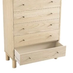Maude Tall Chest, Natural Ash -Daals XXCOD 038 NAT NAT detail2