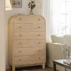 Maude Tall Chest, Natural Ash