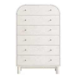 Maude Tall Chest, Washed White Ash