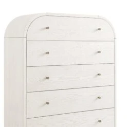 Maude Tall Chest, Washed White Ash -Daals XXCOD 038 WHITE WHITE detail1