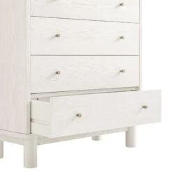 Maude Tall Chest, Washed White Ash -Daals XXCOD 038 WHITE WHITE detail2