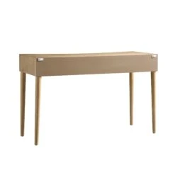 Thalia Concave Dressing Table, Natural -Daals XXDSK 022 NAT WB6