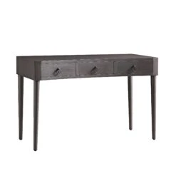 Thalia Concave Dressing Table, Silver Oak -Daals XXDSK 022 SILVEROAK WB2