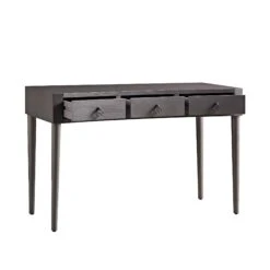 Thalia Concave Dressing Table, Silver Oak -Daals XXDSK 022 SILVEROAK WB3