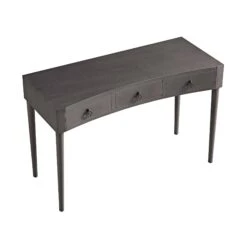 Thalia Concave Dressing Table, Silver Oak -Daals XXDSK 022 SILVEROAK WB4