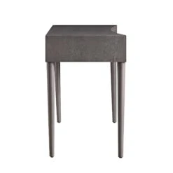 Thalia Concave Dressing Table, Silver Oak -Daals XXDSK 022 SILVEROAK WB5