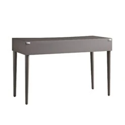 Thalia Concave Dressing Table, Silver Oak -Daals XXDSK 022 SILVEROAK WB6