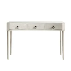 Thalia Concave Dressing Table, Washed White -Daals XXDSK 022 WHITEWASH WB1
