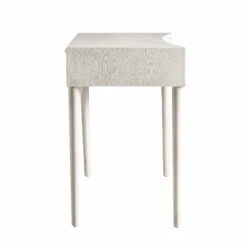 Thalia Concave Dressing Table, Washed White -Daals XXDSK 022 WHITEWASH WB5