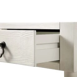 Thalia Concave Dressing Table, Washed White -Daals XXDSK 022 WHITEWASH detail3