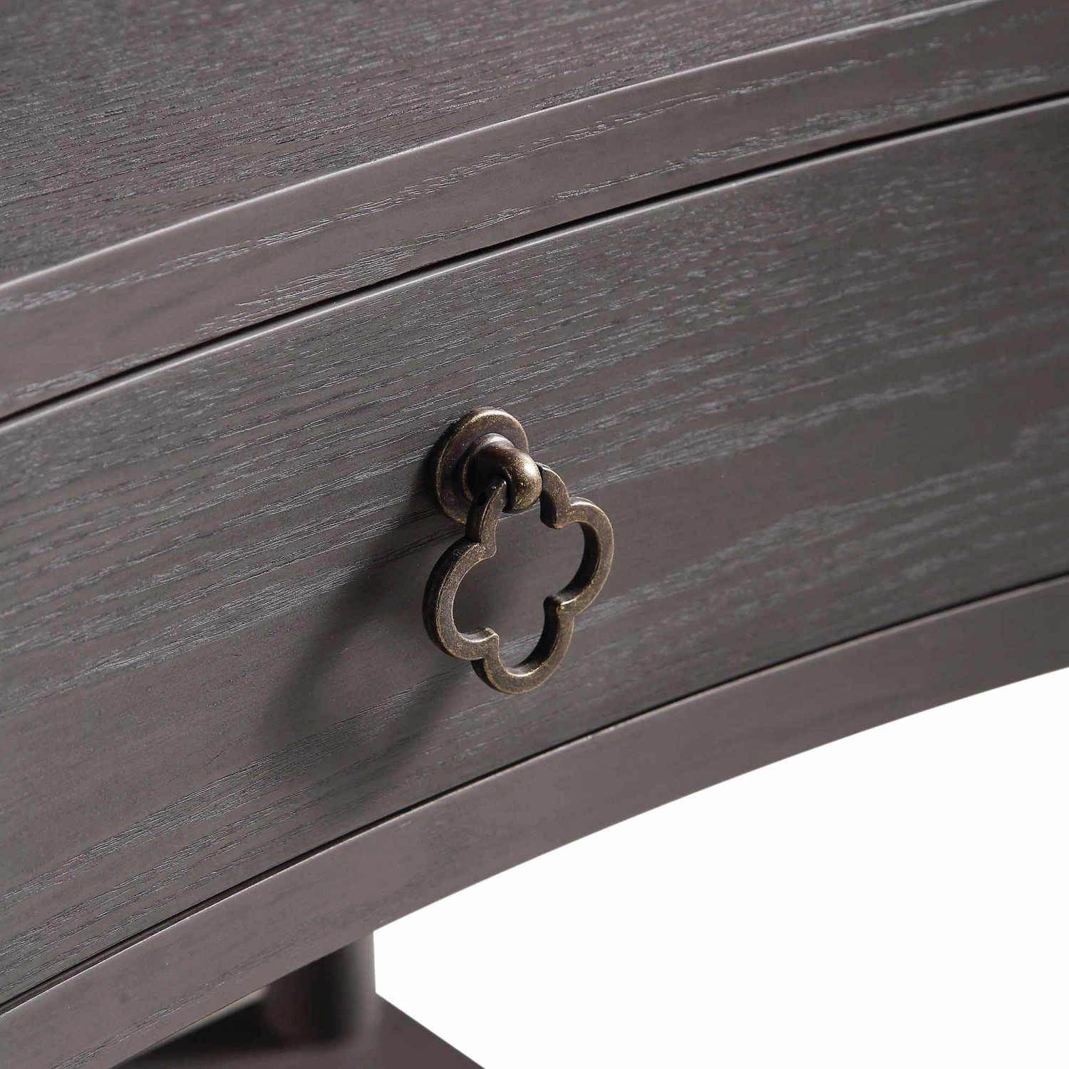 Thalia Concave 1 Drawer Bedside Table, Silver Oak 12 Thalia Concave 1 Drawer Bedside Table, Silver Oak - Image 12