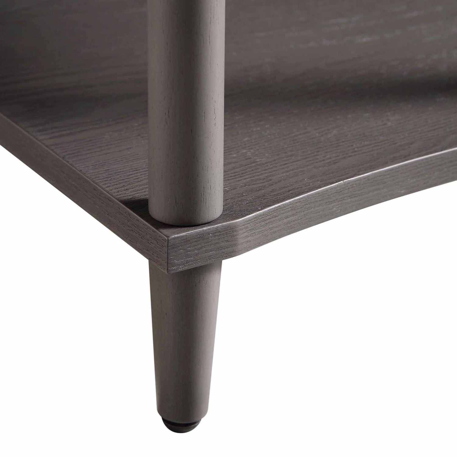 Thalia Concave 1 Drawer Bedside Table, Silver Oak 15 Thalia Concave 1 Drawer Bedside Table, Silver Oak - Image 15