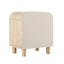 Maude 2 Drawer Bedside Table, Natural Ash -Daals XXNS 030 NAT NAT WB5