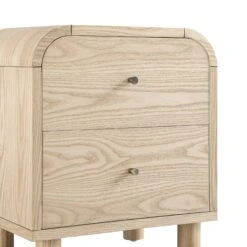 Maude 2 Drawer Bedside Table, Natural Ash -Daals XXNS 030 NAT NAT detail1