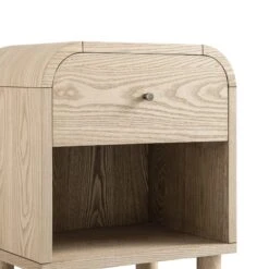 Maude 1 Drawer Bedside Table, Natural Ash -Daals XXNS 032 NAT NAT detail1