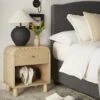 Maude 1 Drawer Bedside Table, Natural Ash