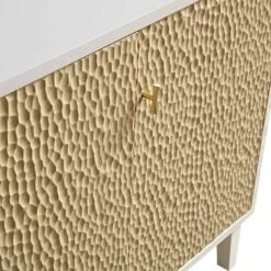 Bianca Chip Carved 3 Door Sideboard, Sand Beige & Ivory 21 Bianca Chip Carved 3 Door Sideboard, Sand Beige & Ivory -Daals XXSB 009 TAUPE WHITE detail1