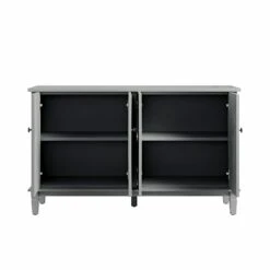 Chantilly Mid Grey Carved Large Sideboard -Daals XXSB 014 GREY WB3