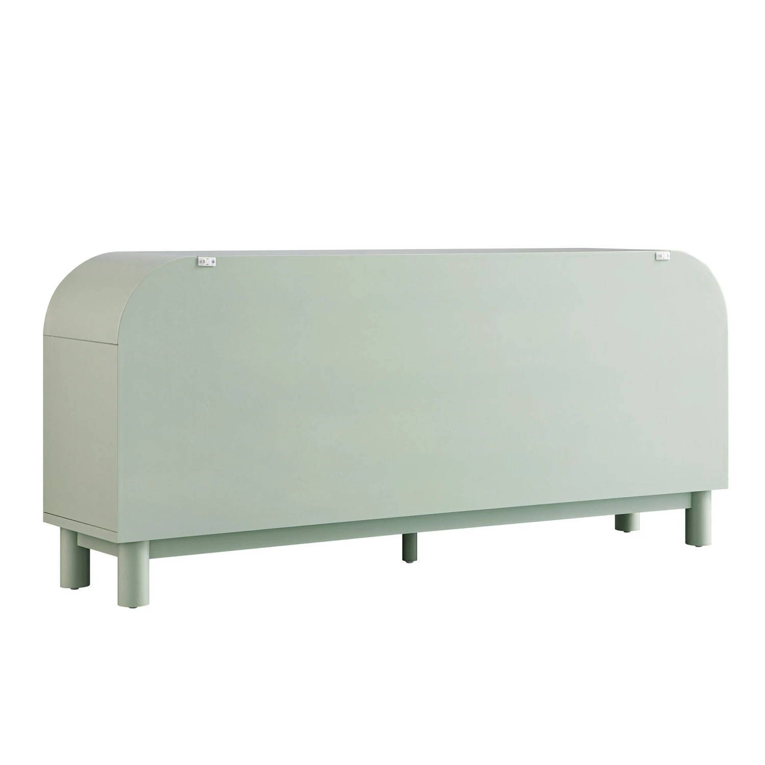 Maude Wide 3-Drawer Sideboard, Muted Pistachio Ash With Raffia 7 Maude Wide 3-Drawer Sideboard, Muted Pistachio Ash With Raffia - Image 7