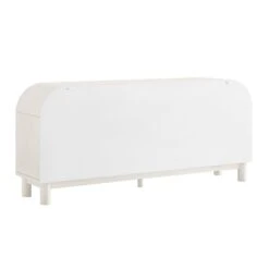 Maude Wide 3-Drawer Sideboard, Washed White Ash With Raffia 34 Maude Wide 3-Drawer Sideboard, Washed White Ash With Raffia -Daals XXSB 044 WHITE RAF WB7