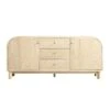 Maude Wide 3-Drawer Sideboard, Natural Ash