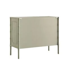 Elstowe Faux Bamboo Small Sideboard, Sage Green 16 Elstowe Faux Bamboo Small Sideboard, Sage Green -Daals XXSB 064 GREEN WB6