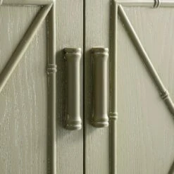 Elstowe Faux Bamboo Small Sideboard, Sage Green 19 Elstowe Faux Bamboo Small Sideboard, Sage Green -Daals XXSB 064 GREEN detail3