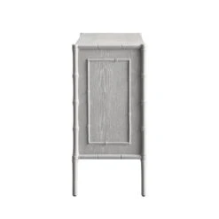 Elstowe Faux Bamboo Small Sideboard, Warm Grey -Daals XXSB 064 GREY WB5