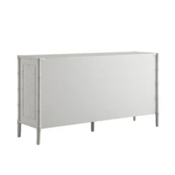 Elstowe Faux Bamboo Large Sideboard, Shaded White 30 Elstowe Faux Bamboo Large Sideboard, Shaded White -Daals XXSB 065 BEIGE WB6