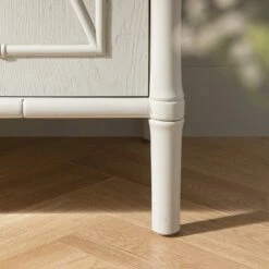 Elstowe Faux Bamboo Large Sideboard, Shaded White 23 Elstowe Faux Bamboo Large Sideboard, Shaded White -Daals XXSB 065 BEIGE scene6