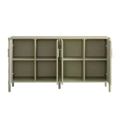 Elstowe Faux Bamboo Large Sideboard, Sage Green 14 Elstowe Faux Bamboo Large Sideboard, Sage Green -Daals XXSB 065 GREEN WB4