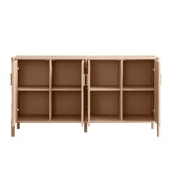 Elstowe Faux Bamboo Large Sideboard, Nude Pink 13 Elstowe Faux Bamboo Large Sideboard, Nude Pink -Daals XXSB 065 NUDE WB4