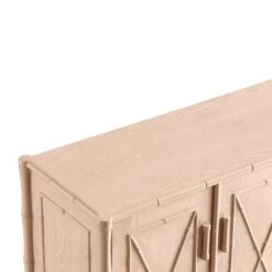 Elstowe Faux Bamboo Large Sideboard, Nude Pink 17 Elstowe Faux Bamboo Large Sideboard, Nude Pink -Daals XXSB 065 NUDE detail2