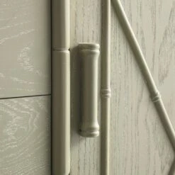 Elstowe Faux Bamboo 1-Door 3-Drawer Sideboard, Sage Green -Daals XXSB 066 GREEN detail5