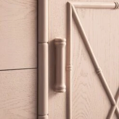 Elstowe Faux Bamboo 1-Door 3-Drawer Sideboard, Nude Pink -Daals XXSB 066 NUDE detail3