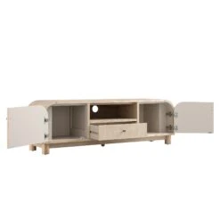 Maude TV Unit, Natural Ash With Raffia -Daals XXTV 048 NAT RAF WB5