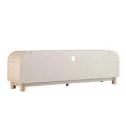 Maude TV Unit, Natural Ash With Raffia -Daals XXTV 048 NAT RAF WB7