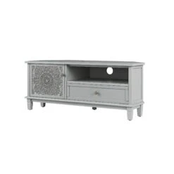 Chantilly Mid Grey Corner TV Unit