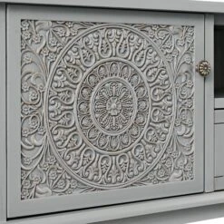 Chantilly Mid Grey Corner TV Unit -Daals XXTV 053 GREY detail1