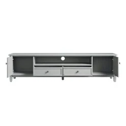 Chantilly Mid Grey 200cm Wide TV Unit -Daals XXTV 055 GREY WB4